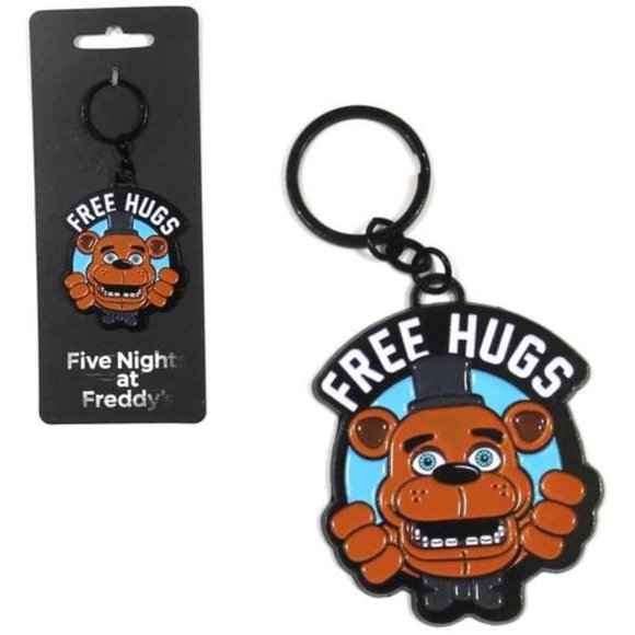 Five Nights at Freddy's Fazbear Free Hugs Keychain - Picture 1 of 1